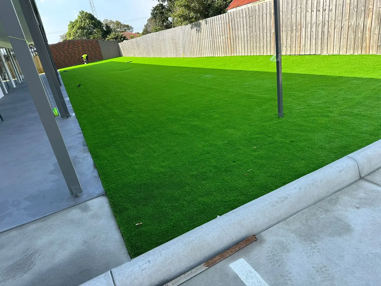 Turf and grass landscaping by G Cheema Landscaping Melbourne